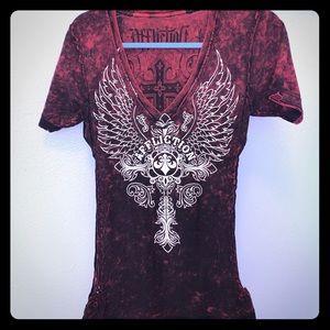 Reversible Affliction shirt